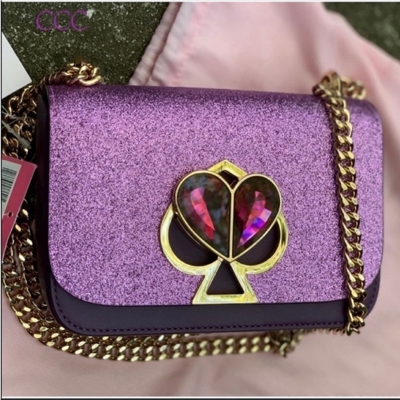 Kate Spade Purple Candy Nicola Crossbody Clutch Bag - Picture 4 of 7